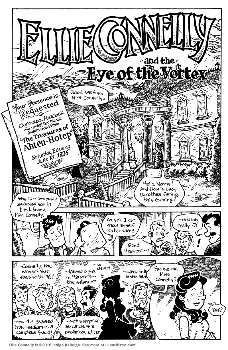 Ellie Connelly and the Eye of the Vortex, page 1