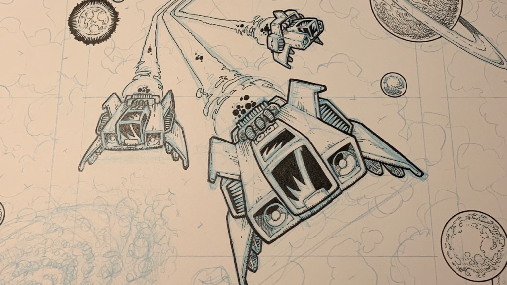 StarSpeed Box Art Progress