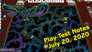 StarSpeed Play test notes, July 20, 2020