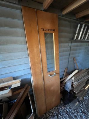 Lobby Phone Booth Door