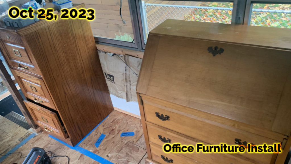 October 25, 2023 - Office Furniture Install